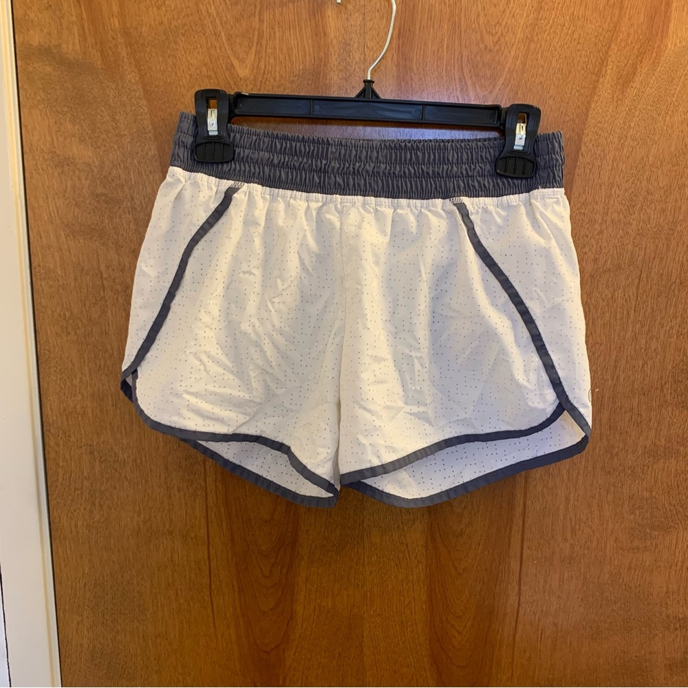 White running shorts